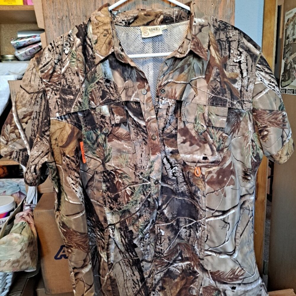 Camo Ladies Shirt with snaps